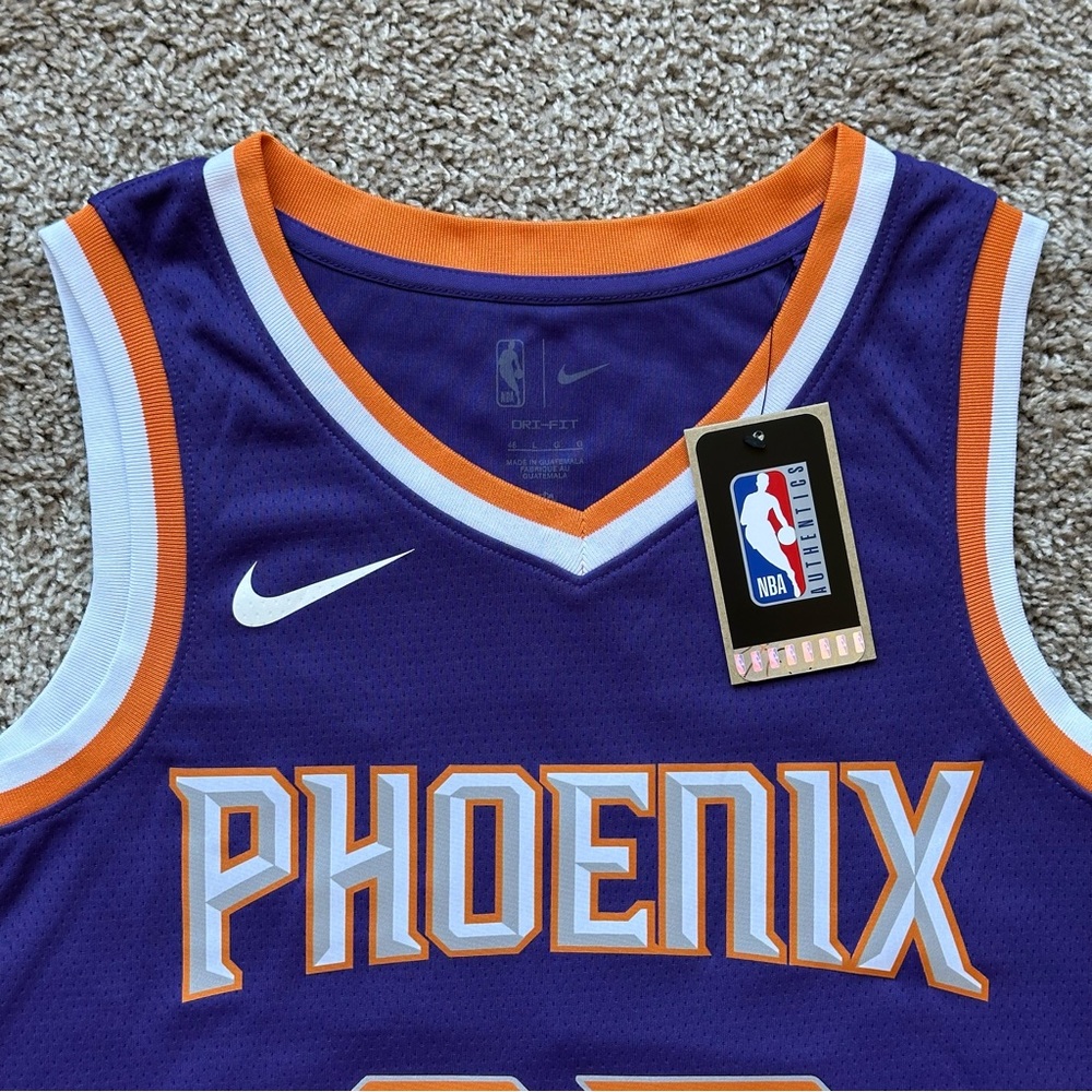 PHOENIX SUNS KEVIN DURANT 35 ICON EDITION SWINGMAN BASKETBALL JERSEY NBA DRI FIT - Picture 3 of 8